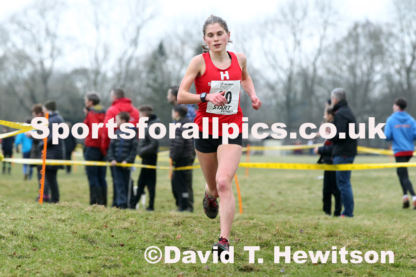 Womens under-20 Northern Cross Country Champs., Camp Hill Estate, Kirklington.  Photo: David T. Hewitson/Sports for All Pics